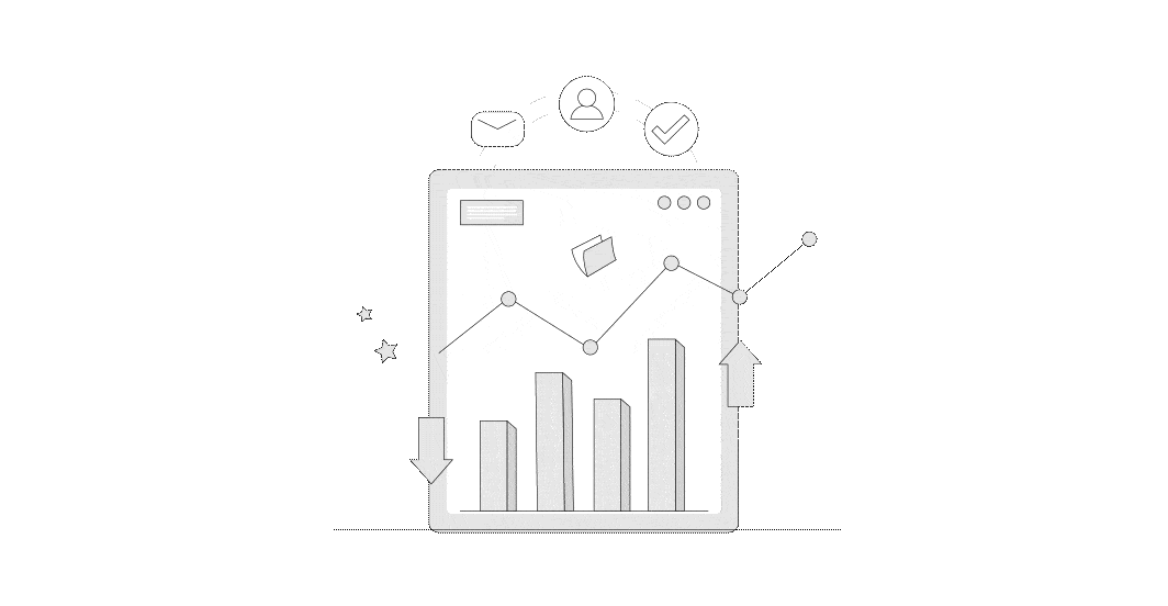 Vector for "Reports" feature of our crm software